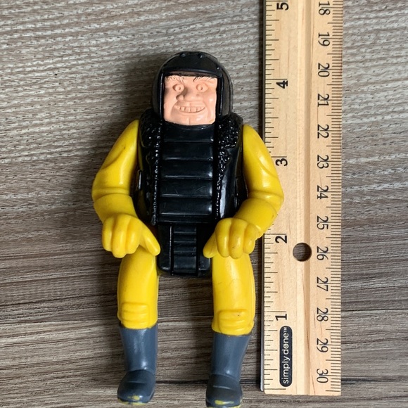 Real Ghostbusters EEK Motorcycle Driver Action Figure Kenner 1988 1980s Toy - Picture 7 of 9